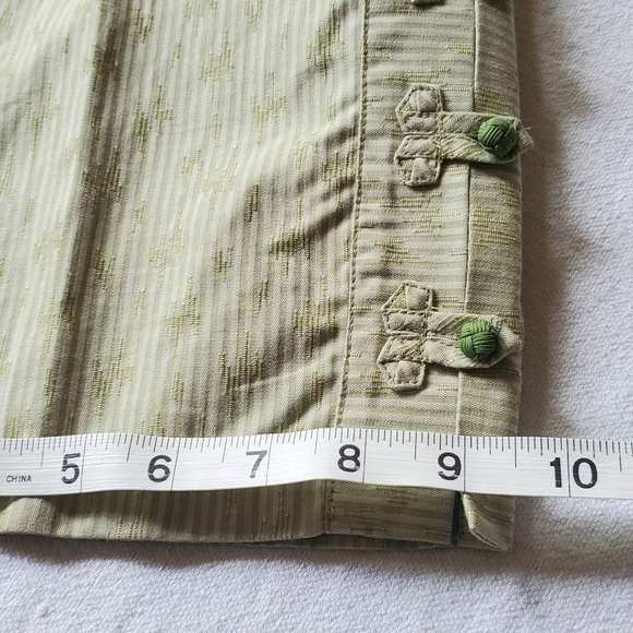 Exofficio 100% Cotton Sage Desinged Ankle Buttoned Sz. 12 Pants - Picture 15 of 15